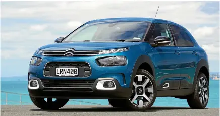  ??  ?? You might not think so at first glance, but the ‘‘new’’ C4 Cactus is just a facelift. The Cactus is the first new-gen Citroen to have Progressiv­e Hydraulic Cushion (PHC) suspension.