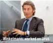  ??  ?? Winkelmann: worked on Urus