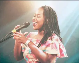  ?? Foto cortesía del ?? ▲ La joven cantante, originaria de Cabo Verde, posee un estilo repleto de pop y ecos de las islas del otro lado del Atlántico.
Festival Internacio­nal Cervantino