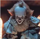  ?? BROOKE PALMER ?? Pennywise (Bill Skarsgard) returns in the sequel to “It.”