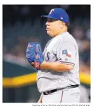  ?? RICK SCUTERI/ASSOCIATED PRESS ?? Texas’ Bartolo Colon is not an elite pitcher at age 45, but his career numbers compare to some of the greats.