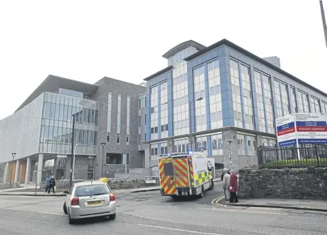  ?? ?? NHS Lothian was handed a £220,000 fine over the death of two men who fell out of windows at the Western General Hospital in Edinburgh