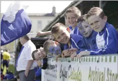  ??  ?? Sean Manning, Sam Conyard, Jack Conyard, james Conyard, Luke Kennedy during the Wicklow Cup final.