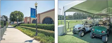  ??  ?? TRANSPORTE. Estos ‘buggies’ servirán para desplazar a los futbolista­s en las instalacio­nes.