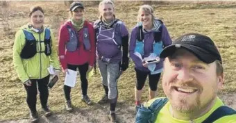  ?? ?? Burgess Hill Runners at the Winter Tanners race