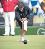  ?? Photo: LAWRENCE SMITH/FAIRFAX NZ. ?? Rolling on: Jo Edwards has been showing some of the form that got her a Commonweal­th gold in 2014.