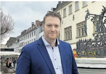  ?? FOTO: THOMAS SCHÄFER ?? Neu-Sozialdemo­krat Tobias Raab erläuterte der SZ, was ihn zum Eintritt in die SPD bewog.