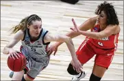  ?? CHARLIE RIEDEL / ASSOCIATED PRESS ?? UConn guard Paige Bueckers was the latest Huskies player to be honored as a preseason Associated Press All-America on Tuesday.