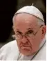 ?? ?? Pope Francis said, “A child is a gift,” not a contract.