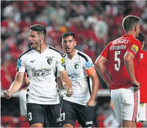  ?? ?? Lucas Possignolo marcou de cabeça ao Benfica na época 2021/22