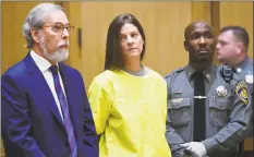  ?? Erik Trautmann / Associated Press ?? Michelle Troconis is shown at her Jan. 8 arraigment at Superior Court in Stamford on conspiracy to commit murder charges.