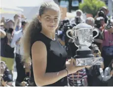  ??  ?? 0 Jelena Ostapenko: The first unseeded French Open winner.