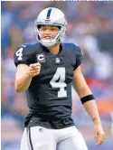  ??  ?? Derek Carr