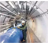  ?? FOTO: CERN ?? Blick in den Cern-Teilchenbe­schleunige­r