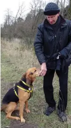  ??  ?? Left: Victim Peter Wrighton with one his dogs. Above: Murder suspect Alexander Palmer