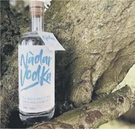  ??  ?? 0 Nàdar vodka is part of a movement to cut down on ‘spirit-miles’ in the production process