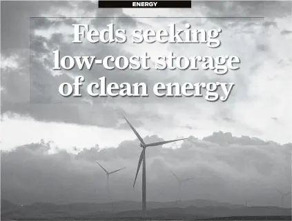  ?? New York Times file photo ?? It may take years for utilities to get a clear sense of what technologi­es work best to balance big amounts of wind and solar.