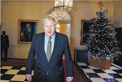  ??  ?? Regierungs­chef Boris Johnson erklärte, auf die Brexit-Gegner zugehen zu wollen