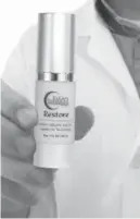  ??  ?? Revolution­ary new anti-aging filler without the injection hits the market.