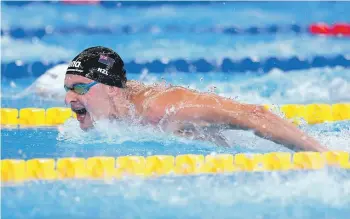  ?? GETTY IMAGES ?? New Zealand’s Lewis Clareburt will chase a medal in the 400m Individual Medley at the Paris Olympics this year.