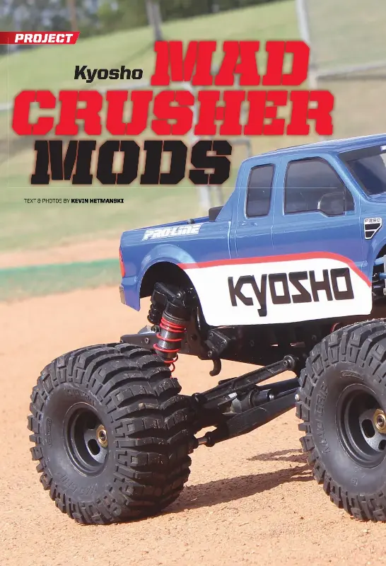 Kyosho mad crusher ve upgrades on sale
