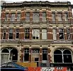  ?? PHOTO: STUFF ?? The Sargood building pictured under restoratio­n before the earthquake­s.