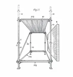  ??  ?? The patent for builder’s scaffoldin­g was first awarded to Kwikform in 1962, and then refined in the company’s 1966 patent ( above). Kwikform is now a world leader in scaffoldin­g.