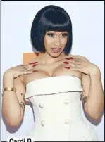  ??  ?? Cardi B