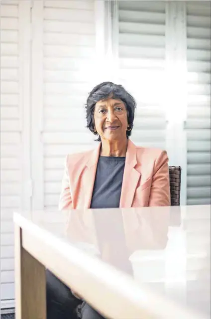  ?? Photo: Paul Botes ?? Speaking truth: Judge Navi Pillay has spent her life seeking justice: fighting against the apartheid system, sitting on the Rwanda tribunal, and in her capacity as the UN High Commission­er for Human Rights.