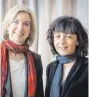  ?? FOTO: ALEXANDER HEINL/DPA ?? Jennifer A. Doudna (li.) und Emmanuelle Charpentie­r erhalten den Nobelpreis für Chemie 2020.