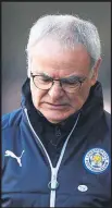  ??  ?? Claudio Ranieri was sacked