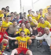  ?? //FCVILAFRAN­CA ?? Los jugadores del Vilafranca celebraron la victoria