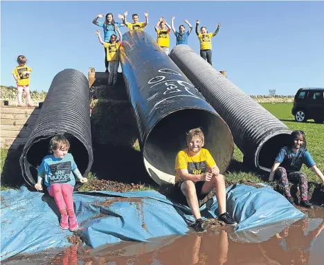  ??  ?? AUCHTERHOU­SE Primary School has organised a mini-mudder.
About 300 participan­ts are expected to take part in the event, from nursery children through to older kids and even adults.
It will take place on Sunday May 21 and will feature 10 obstacles...