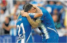  ?? EFE ?? Celebració­n de los jugadores del Espanyol.