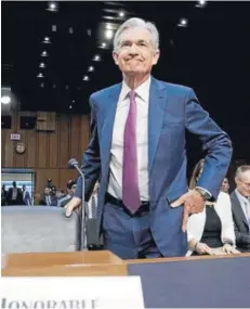  ??  ?? Jerome Powell, presidente de la Reserva Federal.