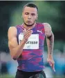  ?? DARRYL DYCK
THE CANADIAN PRESS ?? Andre De Grasse races to a first-place finish during a 100-metre race in Coquitlam, B.C., last June.