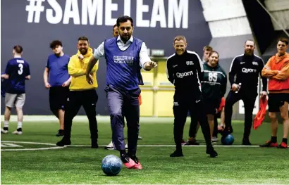  ?? ?? First MInister Humza Yousaf wants Scotland matches to be screened free on TV