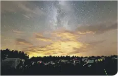  ??  ?? Enjoy the starry skies at the Dalby Forest visitor centre.