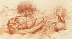  ??  ?? &gt; Some of the da Vinci drawings which will go on show in Birmingham