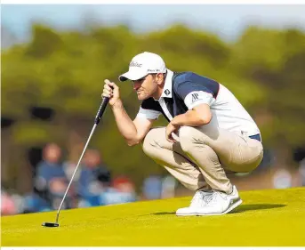  ??  ?? Große Ziele im Blick: Bernd Wiesberger schlägt ab Donnerstag bei der BMW PGA Championsh­ip ab