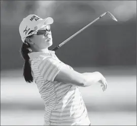  ?? David Cannon
Getty Images ?? SEI YOUNG KIM , of South Korea, birdied four holes, including the 16th and 17th, and bogeyed one for a third-round 69 that put her at 10 under for the tournament.