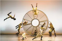  ?? CONTRIBUTE­D PHOTO ?? ‘America’s Got Talent’ favorite Diavolo brings its kinetic dance, including the new ‘Voyage,’ to the State Theatre. ‘Voyage’ is inspired by space travel.