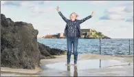  ?? PICTURE: PA WIRE ?? MAKING A SPLASH: Specsavers co-founder Dame Mary Perkins is supporting the Jumping in Puddles for Cancer campaign.