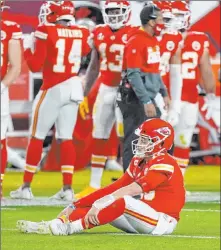  ?? David J. Phillip The Associated Press ?? South Point sportsbook director Chris Andrews on Patrick Mahomes’ Chiefs being dominated in the Super Bowl: “I think the whole world was surprised. “I thought 3 or 3½ was a good number.”