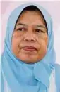  ??  ?? Zuraida Kamaruddin