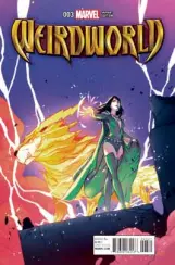  ??  ?? “WEIRDWORLD” comic cover