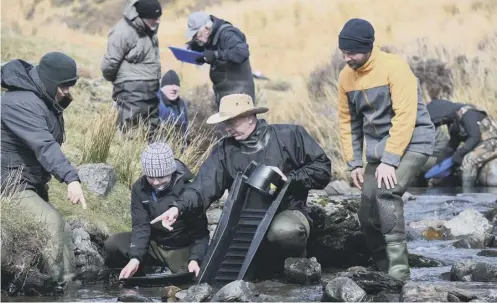  ??  ?? Amateur prospector­s from more than 20 countries have entered the week-long gold panning contest in Moffat