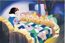  ?? WALT DISNEY PRODUCTION­S ?? “Snow White and the Seven Dwarfs” was the first full-length animated movie when it was released by Walt Disney Production­s in 1937.