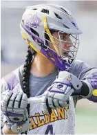  ?? THE ASSOCIATED PRESS/FILES ?? Lyle Thompson was taken aback by remarks he heard a Philadelph­ia Wings announcer make Saturday.