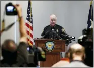  ?? TONY GUTIERREZ - THE ASSOCIATED PRESS ?? Fort Worth Police interim Chief Ed Kraus responds to questions during a news conference at the Bob Bolen Public Safety Complex in Fort Worth, Texas, Tuesday.